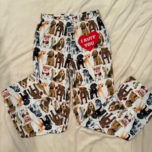 Pajama pants with Dog Print